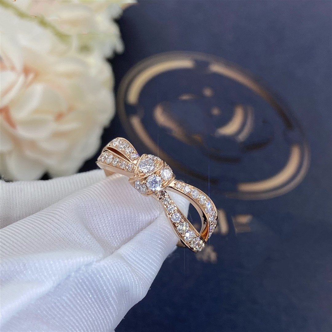[ECHO ]LIENS PINK GOLD DIAMOND RING