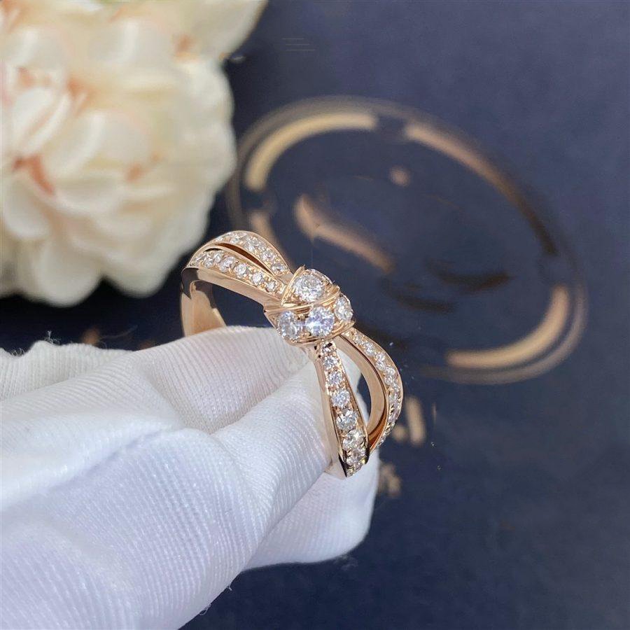 [ECHO ]LIENS PINK GOLD DIAMOND RING