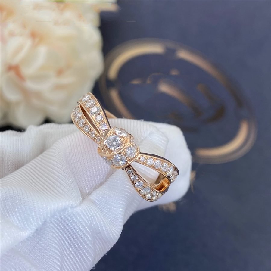 [ECHO ]LIENS PINK GOLD DIAMOND RING