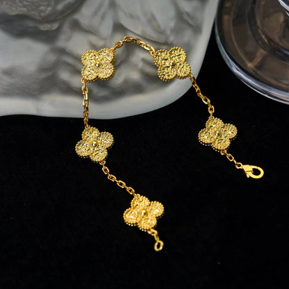 [ECHO ]CLOVER 5 MOTIFS BRONZING BRACELET