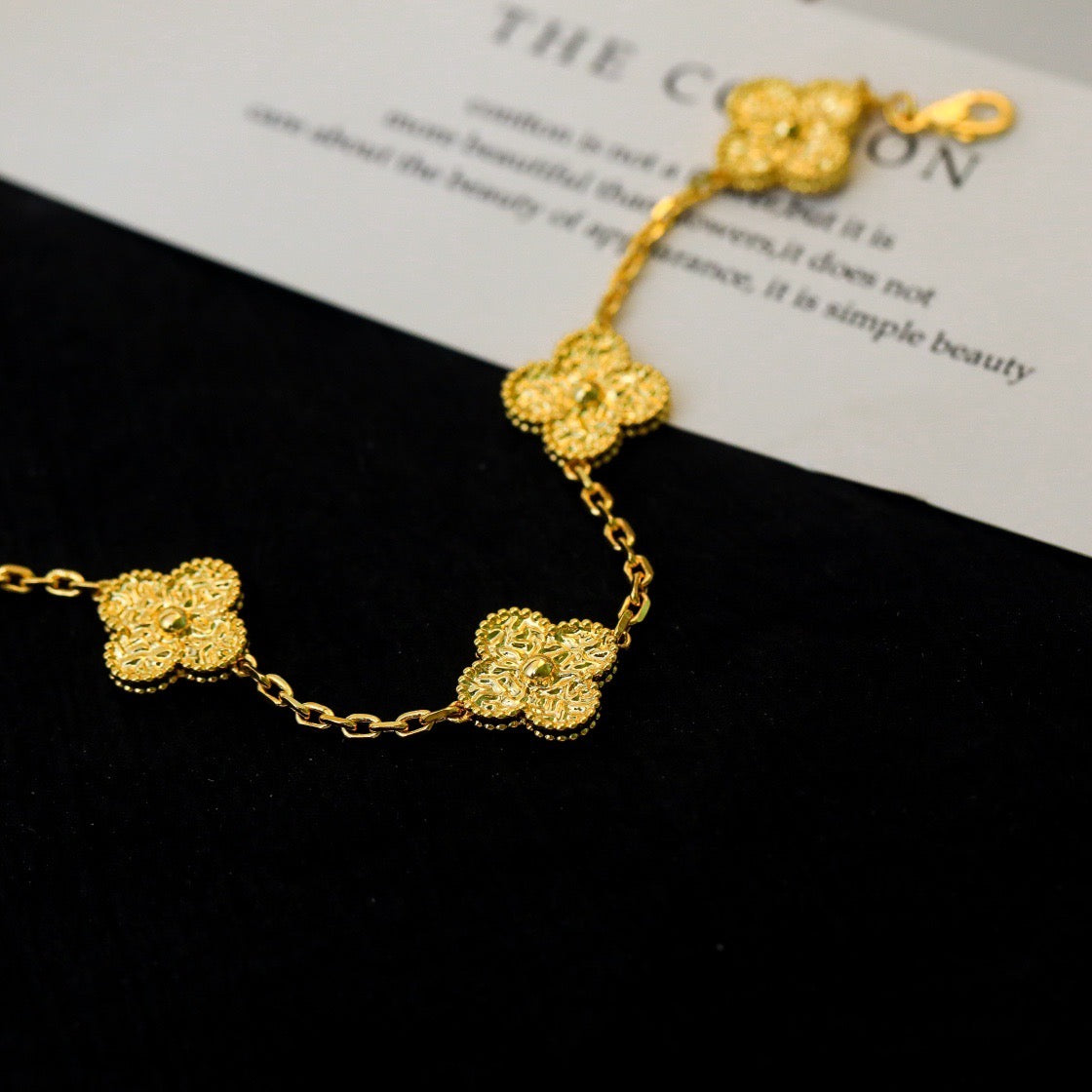 [ECHO ]CLOVER 5 MOTIFS BRONZING BRACELET