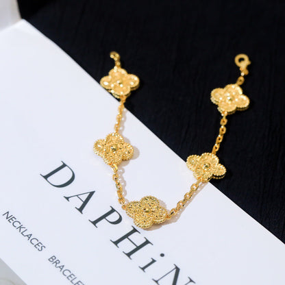 [ECHO ]CLOVER 5 MOTIFS BRONZING BRACELET