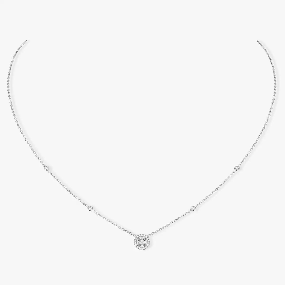 [ECHO]Diamond Necklace 0,20ct Brilliant Shape Joy