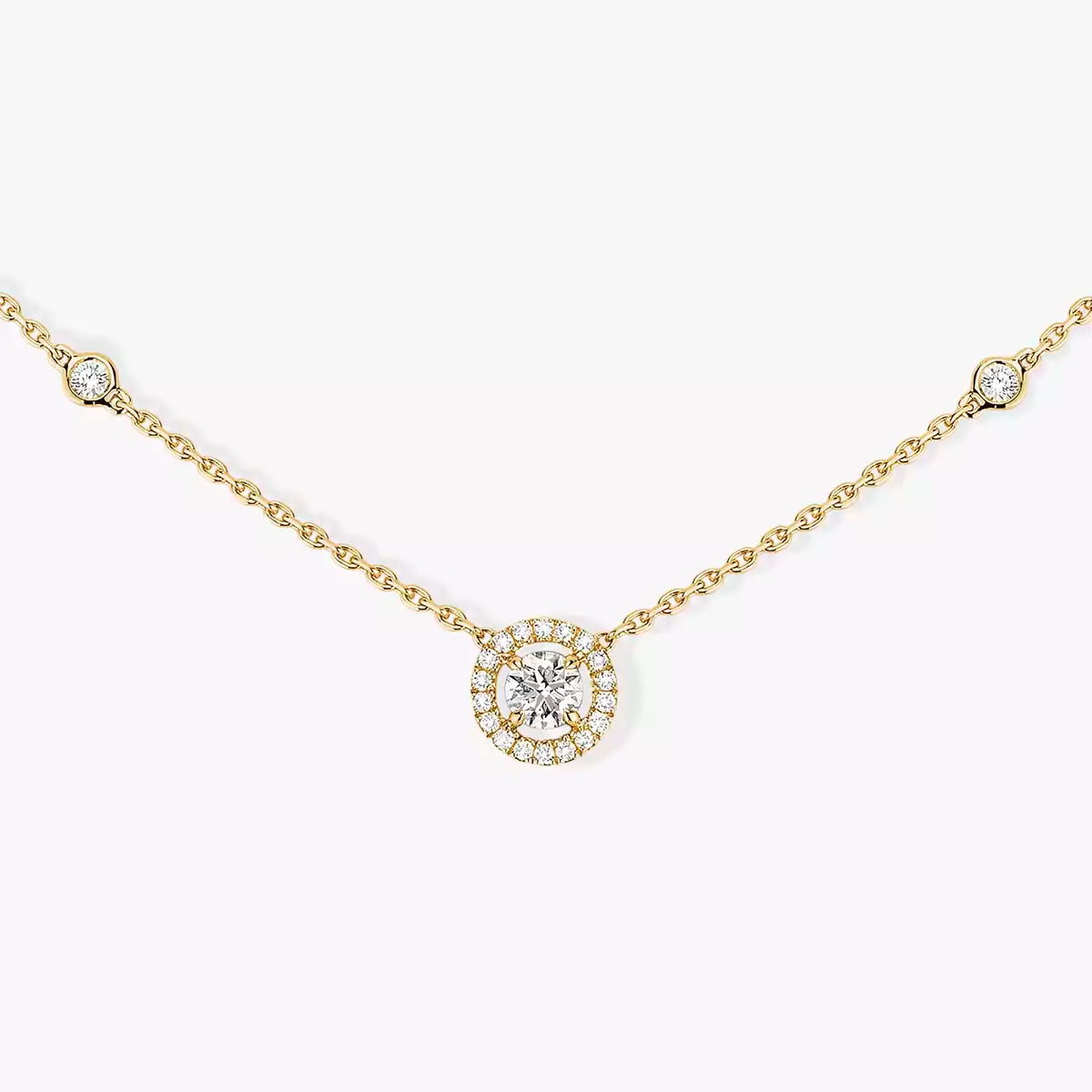 [ECHO]Diamond Necklace 0,20ct Brilliant Shape Joy