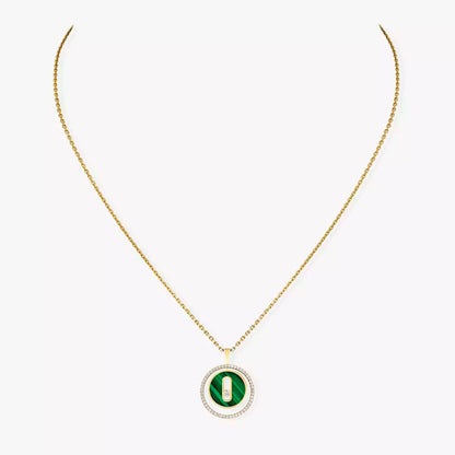 [ECHO]Lucky Move Diamond Necklace in Rose Gold and White Mother-of-Pearl