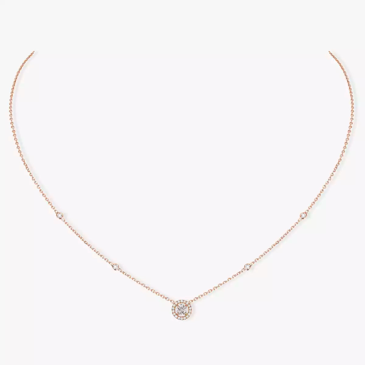 [ECHO]Diamond Necklace 0,20ct Brilliant Shape Joy