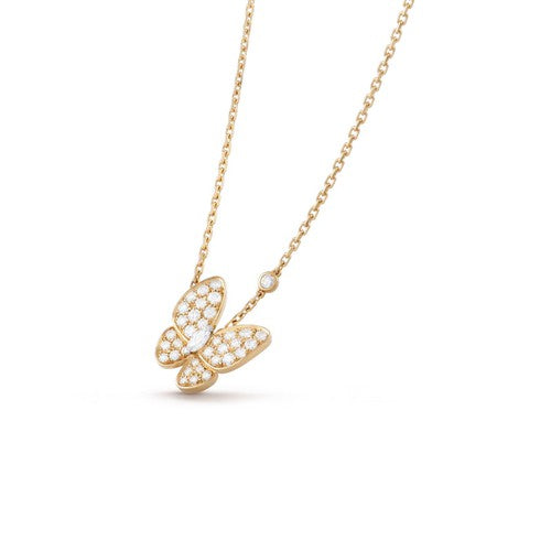 [ECHO ]BUTTERFLY DIAMOND NECKLACE