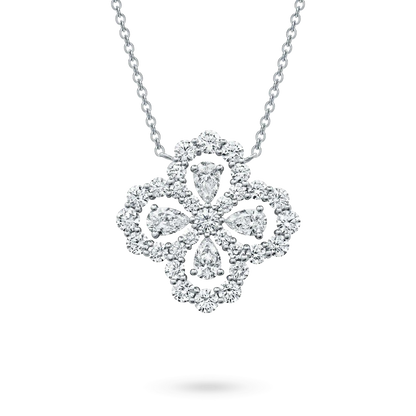 [ECHO ]LOOP NECKLACE FULL MOTIF DIAMOND 16MM MULTIPLE COLORS