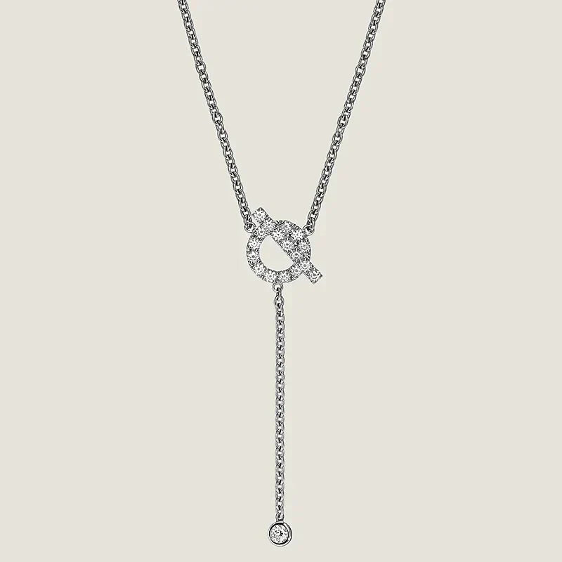 [ECHO ]FINESSE SILVER DIAMOND NECKLACE
