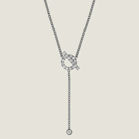 [ECHO ]FINESSE SILVER DIAMOND NECKLACE