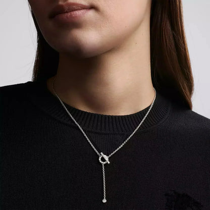 [ECHO ]FINESSE SILVER DIAMOND NECKLACE
