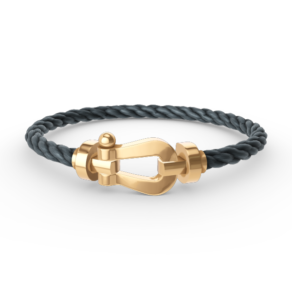 [ECHO ]FORCE LARGE HORSESHOE NO DIAMOND BRACELET GOLD