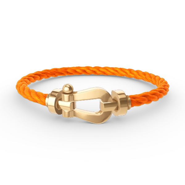 [ECHO ]FORCE LARGE HORSESHOE NO DIAMOND BRACELET GOLD