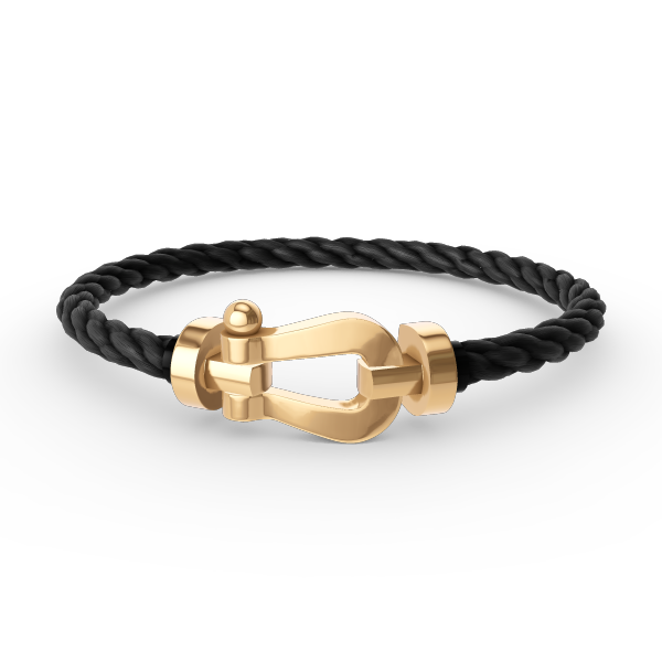 [ECHO ]FORCE LARGE HORSESHOE NO DIAMOND BRACELET GOLD