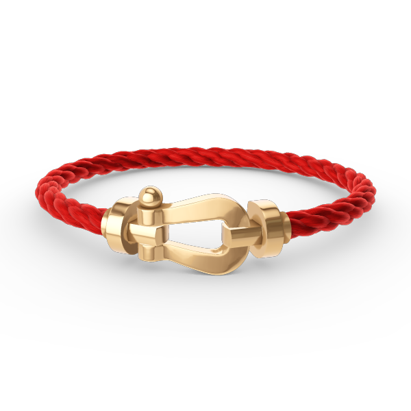 [ECHO ]FORCE LARGE HORSESHOE NO DIAMOND BRACELET GOLD