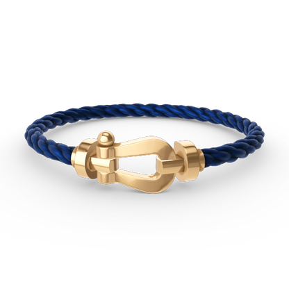 [ECHO ]FORCE LARGE HORSESHOE NO DIAMOND BRACELET GOLD