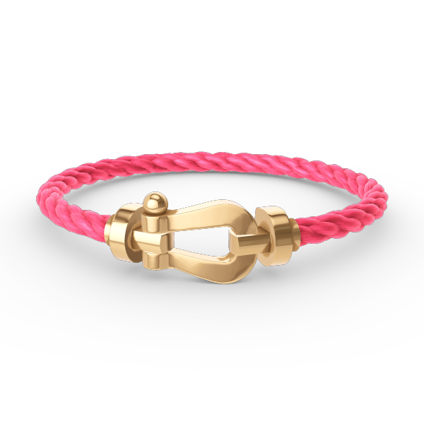 [ECHO ]FORCE LARGE HORSESHOE NO DIAMOND BRACELET GOLD