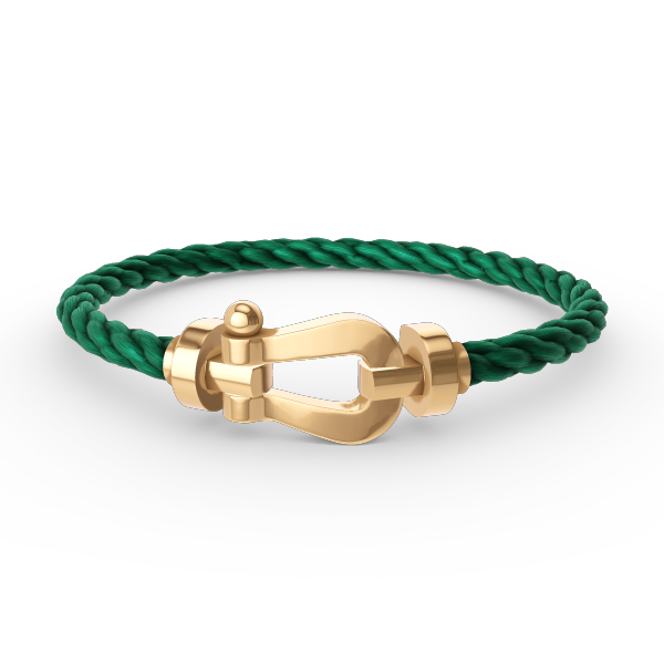 [ECHO ]FORCE LARGE HORSESHOE NO DIAMOND BRACELET GOLD