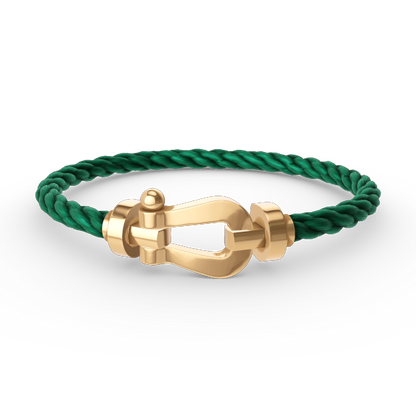 [ECHO ]FORCE LARGE HORSESHOE NO DIAMOND BRACELET GOLD