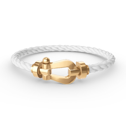[ECHO ]FORCE LARGE HORSESHOE NO DIAMOND BRACELET GOLD