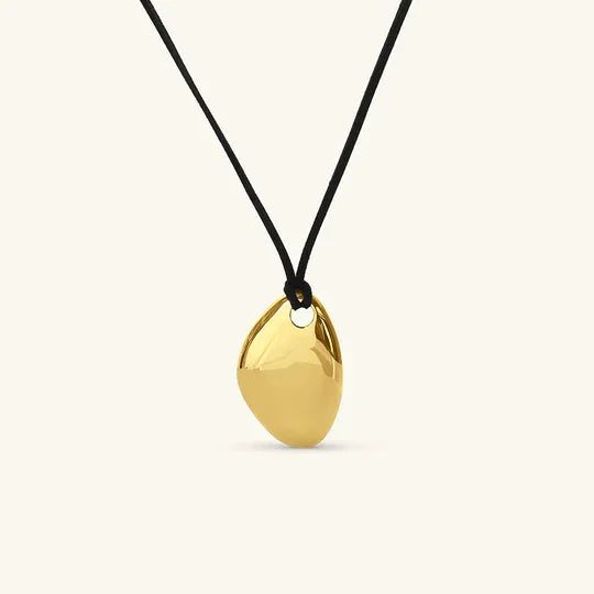 [Echo Fine]Vionna Gold Pebble Pendant