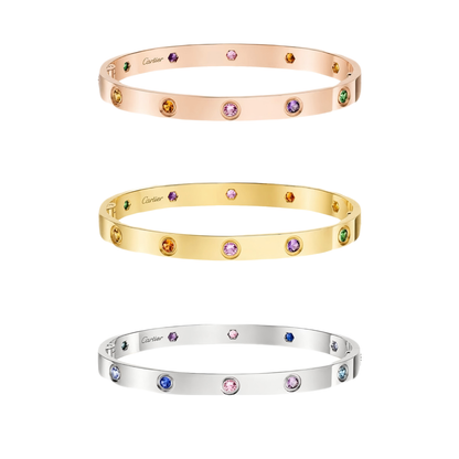 [ECHO]2026 RAINBOW LOVE BRACELET 6.1MM  10 DIAMONDS