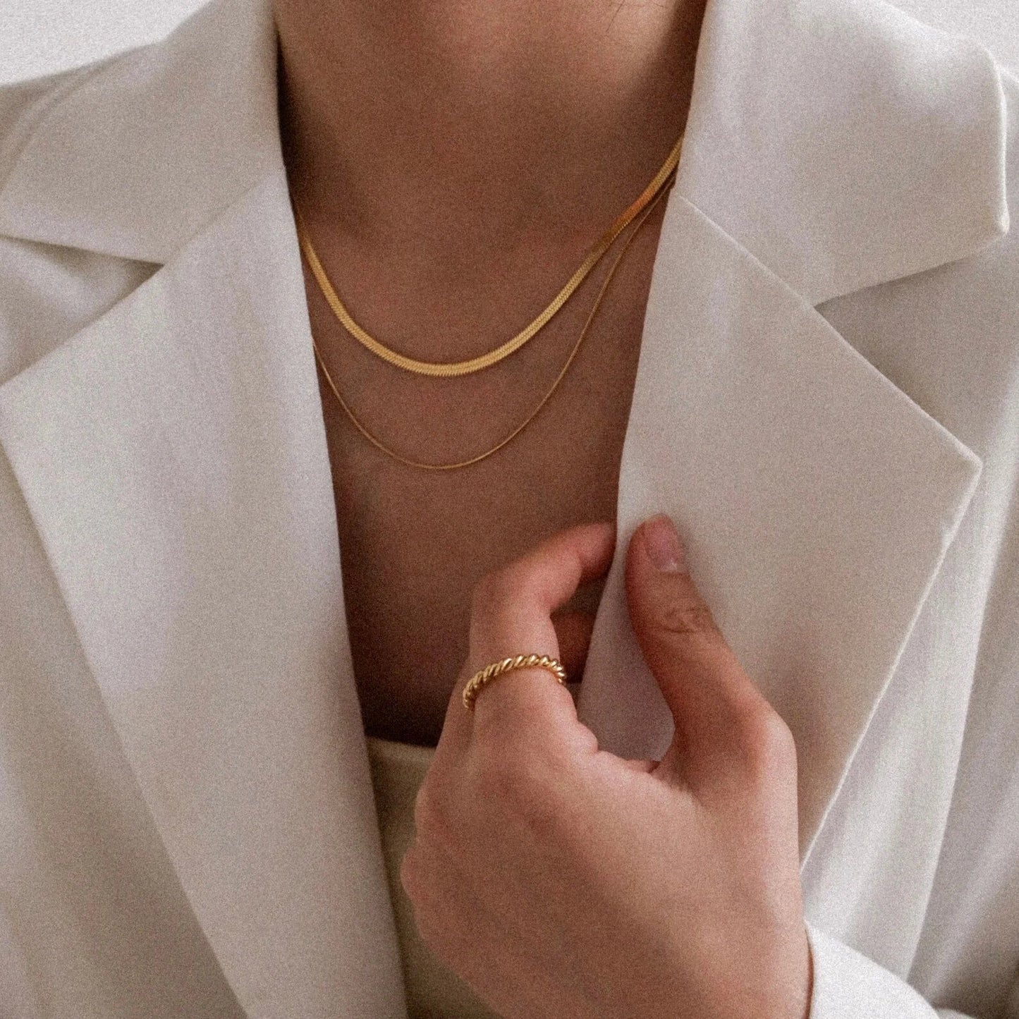[Echo Fine]Melody Gold Twist Ring