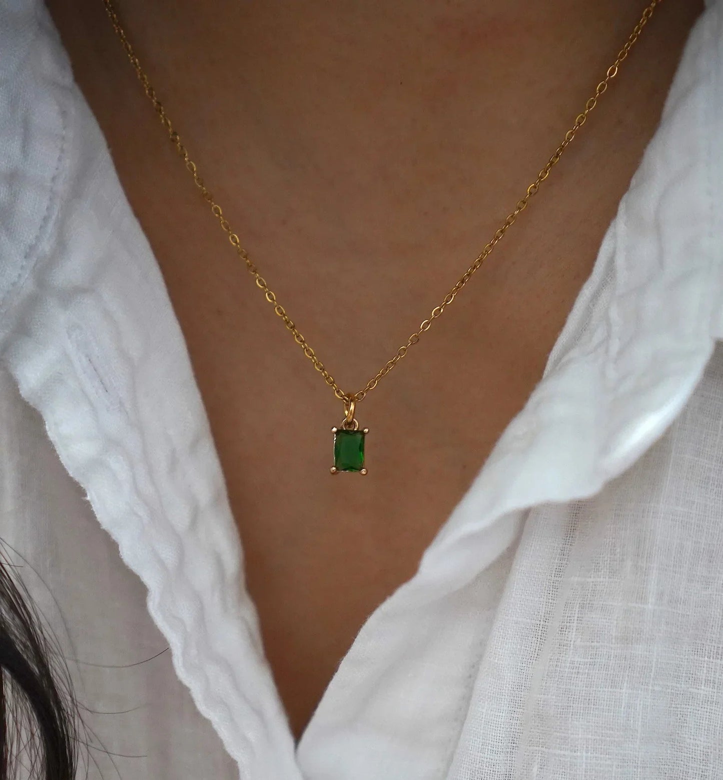 [Echo Fine]Emi Green Necklace