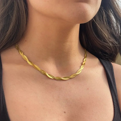 [Echo Fine]Lysa Twisted Chain Necklace