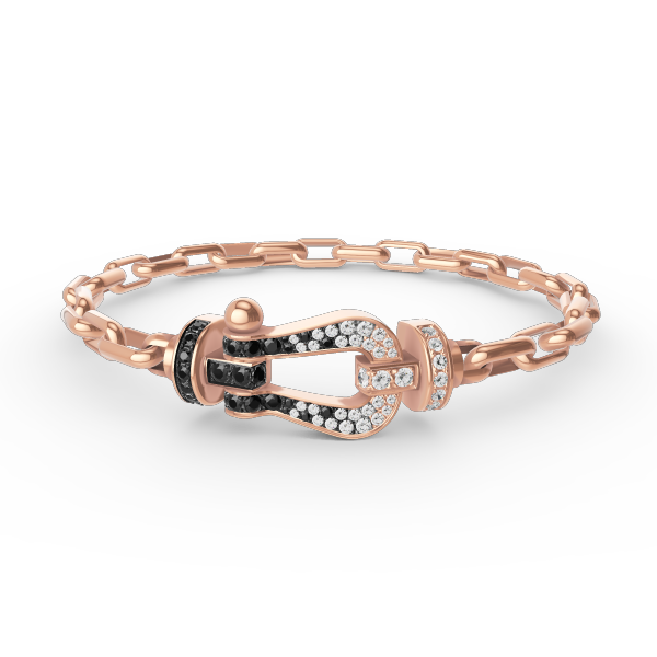[ECHO ]FORCE LARGE HORSESHOE CLASP  METAL BRACELET
