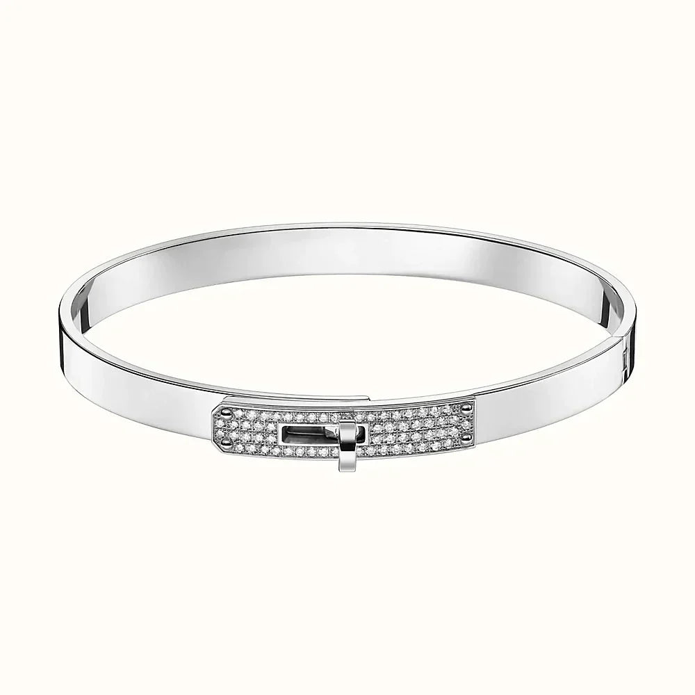 [ECHO ]KELLY SILVER DIAMOND BRACELET