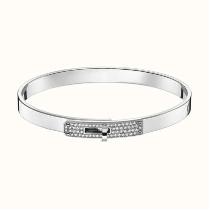[ECHO ]KELLY SILVER DIAMOND BRACELET