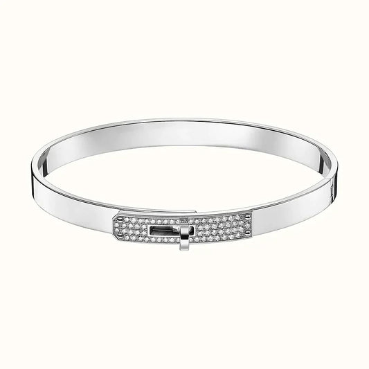 [ECHO ]KELLY SILVER DIAMOND BRACELET