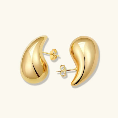 [Echo Fine]Sandra Teardrop Gold Earrings