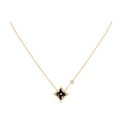 [ECHO ]STAR BLACK MOP NECKLACE