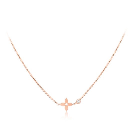 [ECHO ]BLOSSOM PENDANT PINK GOLD AND DIAMOND