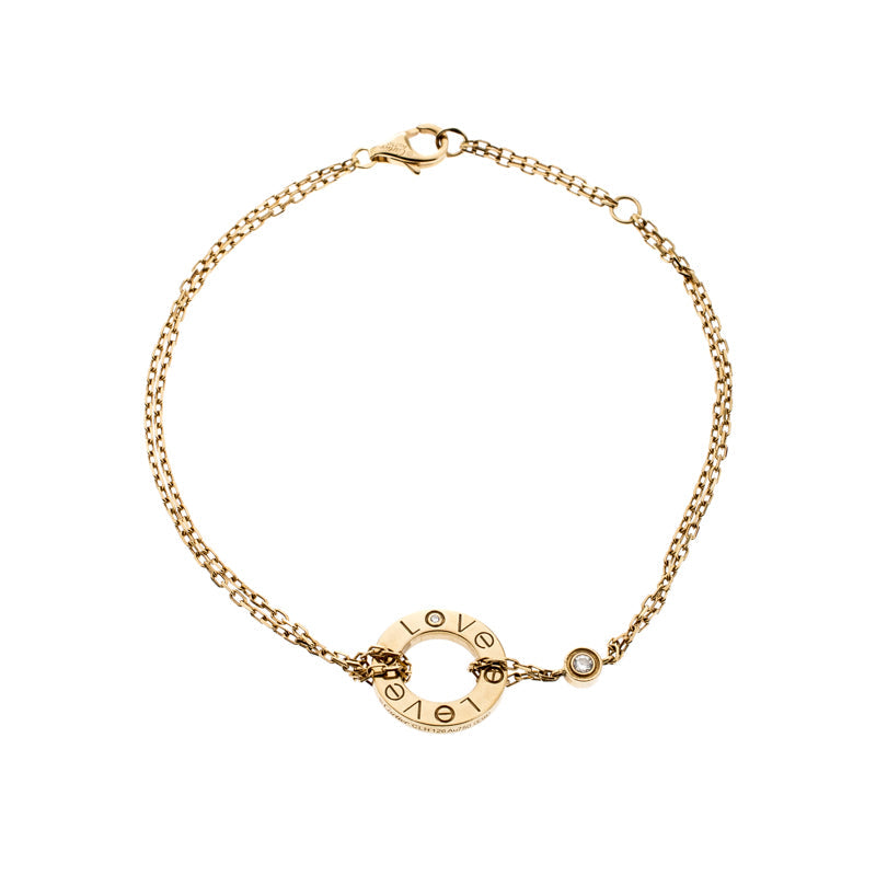 [ECHO ]LOVE BRACELET 2 DIAMOND