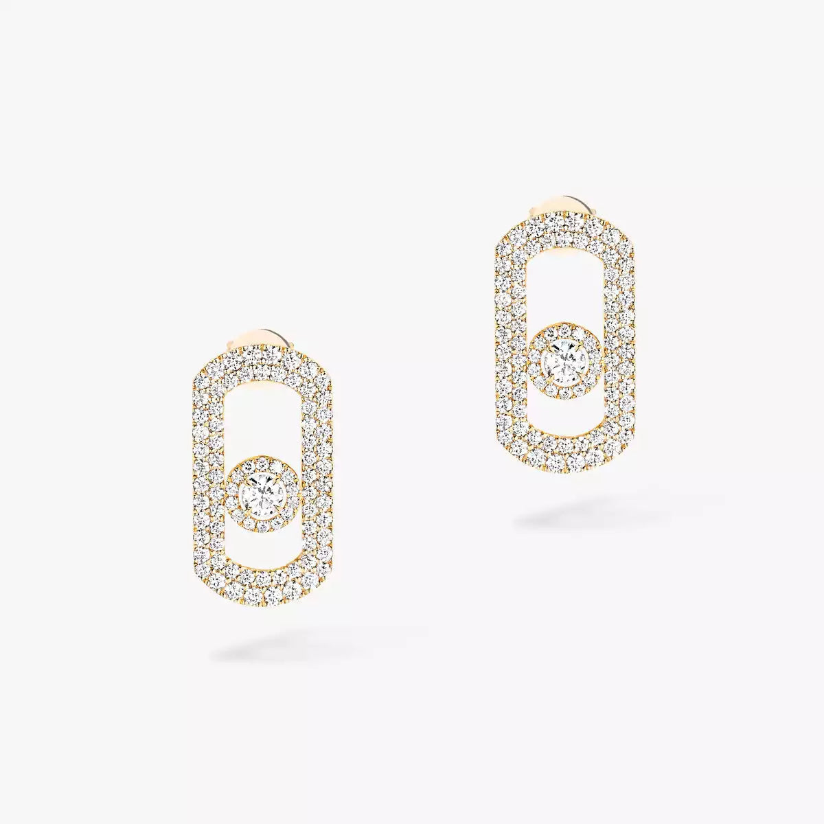 [ECHO]So Move Pave_-Set Diamond Earrings in Silver