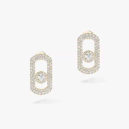 [ECHO]So Move Pave_-Set Diamond Earrings in Silver