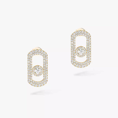 [ECHO]So Move Pave_-Set Diamond Earrings in Silver
