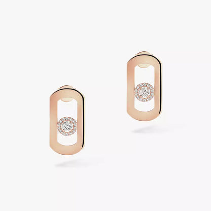 [ECHO]So Move Diamond Earrings in Yellow Gold
