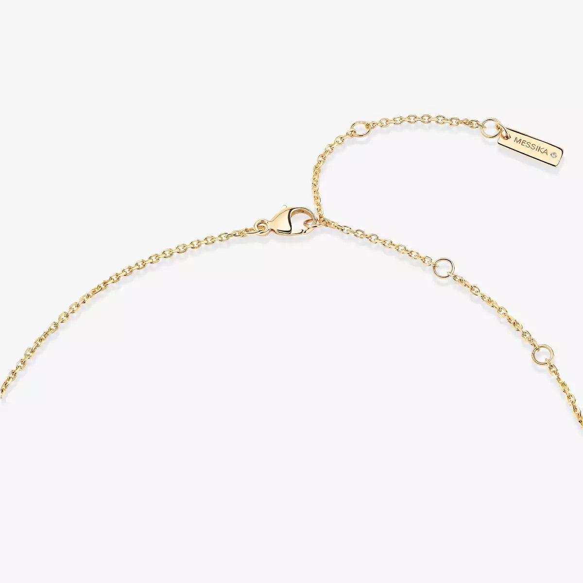 [ECHO]Lucky Eye Diamond Necklace in Rose Gold and Turquoise