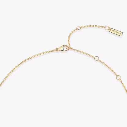 [ECHO]Lucky Eye Diamond Necklace in Rose Gold and Turquoise