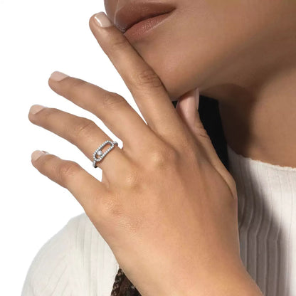 [ECHO]Move Uno Diamond Ring in Gold