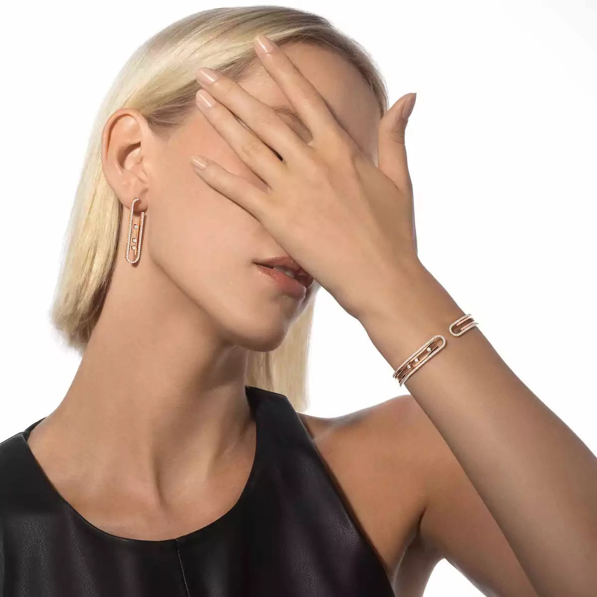 [ECHO]Diamond Pendant Earrings Move 10Th