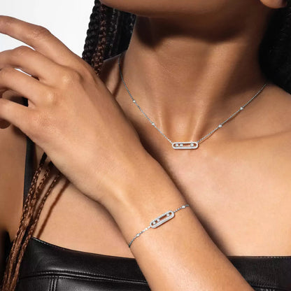 [ECHO]Pavé Baby Move Diamond Bracelet