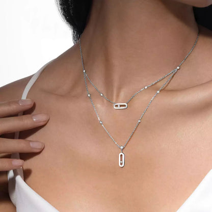 [ECHO] Move Uno Diamond Necklace