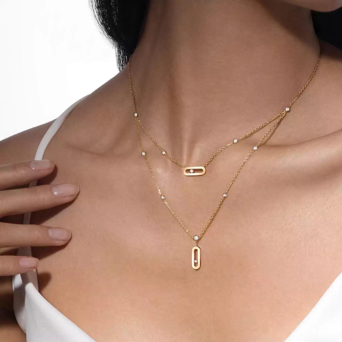 [ECHO] Move Uno Diamond Necklace