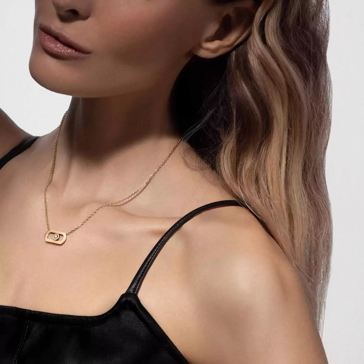 [ECHO]So Move Diamond Necklace in Gold