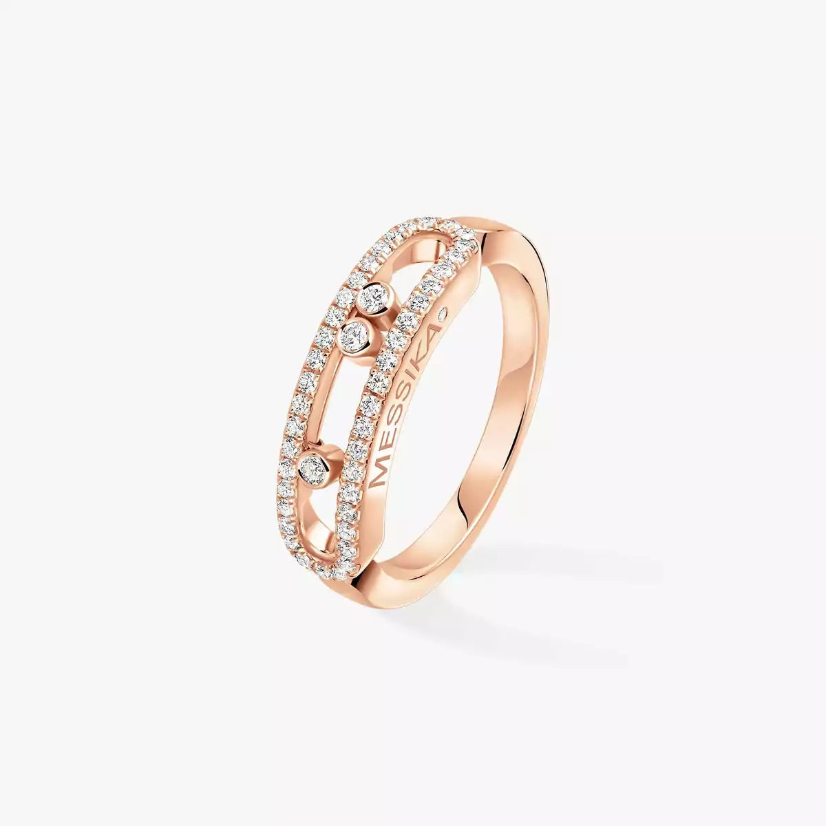 [ECHO] Baby Move Gold Diamond Pave_ Ring